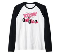 Disney Minnie Mouse Racing Team "ZOOOOM!" Race Car Driver Manche Raglan