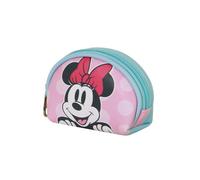 Disney Minnie Mouse Ribbon-Porte-Monnaie Ovale Casual, Rose, 12 x 9 cm