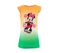 Disney Minnie Mouse Robe pour Filles, Robe à Manches Courtes pour Filles Design de Robe Minnie 'Sun and Fun', Cadeau pour Filles, Taille 8 Ans | Vert
