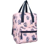 Disney Minnie Mouse Sac à dos scolaire rose avec poche frontale et fermeture éclair pour enfants