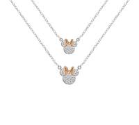 Disney – Parure de collier SF00486TZWL.PH – Pendentif zircone 2 tons – Laiton – Taille unique