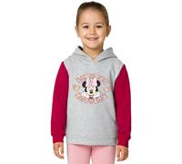 Disney Minnie Mouse Sweat à capuche pour fille, édition limitée, sweat à capuche, gris rouge
