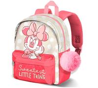 Disney Minnie Mouse Sweetest-Sac à dos Joy + Accessoire, Rouge 22 x 27 cm, Capacité 5 L