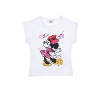 Disney Minnie Mouse T-shirt pour fille Motif « Have a Nice Day », Blanc, 4 ans