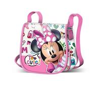 Disney Minnie Mouse Too Cute-Sac à Bandoulière Muffin Mini, Rose, 16,5 x 16,5 cm