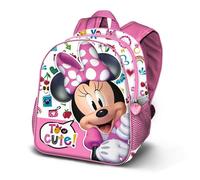 Disney Minnie Mouse Too Cute-Sac à Dos Basic, Rose, 31 x 39 cm, Capacité 18,2 L