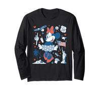 Disney Minnie Mouse USA Americana Collage 4th of July 250th Manche Longue