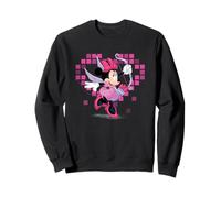 Disney Minnie Mouse Valentine's Day Cupid Pixel Heart Sweatshirt