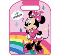 TataWay - Protecteur de Siège Voiture Universel, Graphismes Disney Minnie, Système de Montage Universel, Facile à Enlever et Lavable, Minnie, Polychlorure de Vinyle