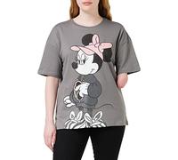 Disney Minnie Sassy T-Shirt, Charcoal Grey, Medium Femme