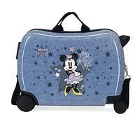 Disney Minnie Style Bleu Valise Enfant 50x39x20 cms Rigide ABS Serrure latérale à combinaison 34L 1.8 kgs 4 Roues Bagage à Main