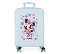 Disney Minnie Super Helpers Valise de cabine bleue 34 x 55 x 20 cm rigide ABS fermeture à combinaison latérale 32 2 kg 4 roues doubles bagage à main