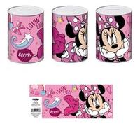 DISNEY MINNIE - Tirelire en métal 7,5 x 7,5 x 10 cm Rose G