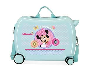 Disney Minnie Today is my day Bleu Valise Enfant 50x39x20 cm ABS Rigide Serrure latérale à combinaison 34L 1,8 kg 4 Roues Bagage à Main