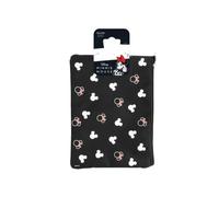 DISNEY Minnie - Trousse Plate Noire Minnie Mouse - Pochette de Voyage idéale pour Le Maquillage Mickey et Minnie