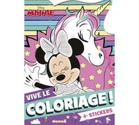 Disney Minnie - Vive le coloriage ! - Livre de coloriage avec stickers - Dès 4 ans