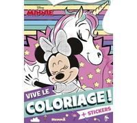 Disney Minnie - Vive le coloriage ! (Minnie licorne) - Collectif - Hemma - broché - Document jeunesse