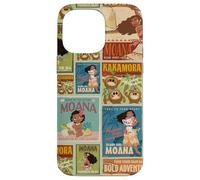Disney Moana and Kakamora Retro Vintage Style Art Collage Coque pour iPhone 14 Pro Max