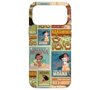 Disney Moana and Kakamora Retro Vintage Style Art Collage Coque pour iPhone 17 Pro Max