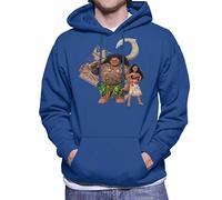 Disney Moana and Maui Men's Hooded Sweatshirt