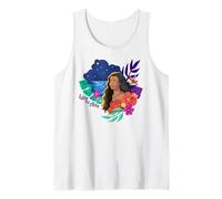Disney Moana Follow The Stars Floral Night Sky Silhouette Débardeur