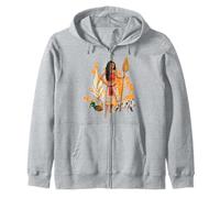 Disney Moana Hei Hei Pua And Moana With Oar Group Portrait Sweat à Capuche