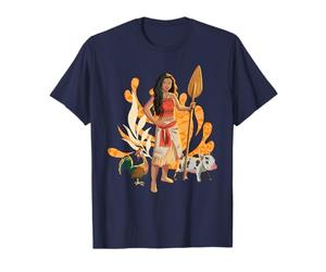 Disney Moana Hei Hei Pua And Moana With Oar Group Portrait T-Shirt