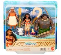 Coffret de figurines - Disney - Vaiana avec Maui et Gramma Tala - 3 mini-poupées 8 cm - Dès 3 ans