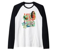 Disney Moana Pua Hei Hei & Moana Drawn Art Panel Portraits Manche Raglan