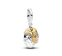 Pandora - Pendentif Disney Moana - Argent sterling/plaqué or 14 ct, diamant synth. 0,012 ct G-I VS+