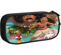 Disney Moana Trousse À Crayons Pour Garçons, Enfants, Papeterie Scolaire, Design Ovale, Cadeau Pour Joueurs, Garçons, Filles, Adolescents, Accessoires Scolaires