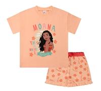 Disney Moana/Vaiana - Ensemble de Pyjama à Manches Courtes pour Les Enfants - 100% Coton - 7-8 Ans: 128cm