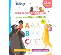 Hachette Education – Mon cahier effaçable : J'écris les lettres majuscules (3-6 ans) – Broché