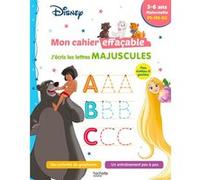 Hachette Education – Mon cahier effaçable : J'écris les lettres majuscules (3-6 ans) – Broché