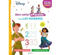 Disney - Mon cahier effaçable - J'écris les nombres (3-6 ans)