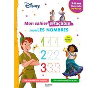 Disney - Mon cahier effaçable - J'écris les nombres (3-6 ans) - Hachette Education - Hachette Education - broché - Scolaire / Universitaire