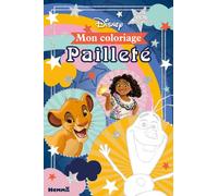 Disney - Mon coloriage pailleté - Collectif - Hemma - broché - Document jeunesse