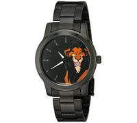 Disney Montre à Quartz analogique pour Adulte, Noir, Sangle