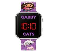 Disney Montre Fille Quartz Numérique Bracelet Plastique GAB4033, Imprimé Violet, Sangle