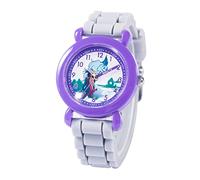 Disney Montre Raya et le dernier dragon pour enfants de 3 à 7 ans avec cadran à caractère magique - Excellent cadeau pour les jeunes fans - Cadran facile à lire, lunette violette et bracelet en