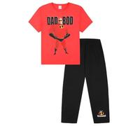 Disney Mr Incredible Dad Bod Pyjama long pour homme, Rouge, XL