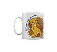 DISNEY-MUG-300 ML-LION KING-JUST CAN'T WAIT TO BE KING