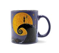 Disney Mug en céramique à paillettes L'étrange Noël de monsieur Jack | Contenance : 590 ml