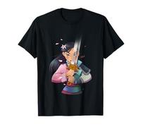 Disney Mulan Anime Half Girl Half Warrior T-Shirt