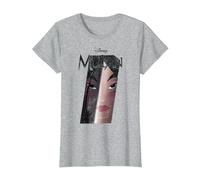 Disney Mulan Movie Poster Style Sword Mirror T-Shirt, Femme, Gris Chiné, S