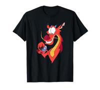 Disney Mulan Mushu And Cri-Kee Pocket Logo T-Shirt