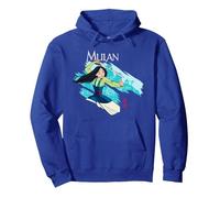 Disney Mulan Sword in the Wind Sweat à Capuche, Unisexe pour adultes, Bleu Royal, M