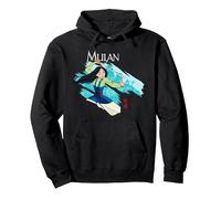 Disney Mulan Sword in the Wind Sweat à Capuche, Unisexe pour adultes, Noir, XXL