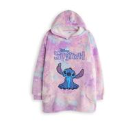 Disney Lilo & Stitch Filles Couverture portable Sweat à capuche | Pull en polaire Sherpa à capuche multicolore pour enfants | Vêtements de détente pour enfants avec doublure Sherpa et coutures