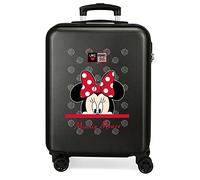 Disney My Pretty Bow Valise de cabine noire 38 x 55 x 20 cm rigide ABS fermeture à combinaison latérale 34 L 2,66 kg 4 roulettes doubles bagage à main